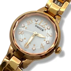 稼働 シチズン ウィッカ 腕時計 ソーラー カットガラス 箱付 ts53