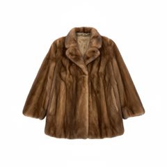 25L5 SAGA MINK サガミンク 金サガ デミバフミンク ファーコート