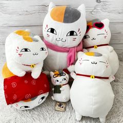 나츠메 친구장 냥코 선생님 봉제인형 6점 세트 정리 판매 캐릭터 애니메이션 태그 있음 다수 6