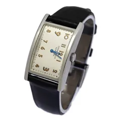 (年末セール) TIFFANY & Co. ティファニー イースト ウエスト・クォーツ時計/SS/stainless steel-29.1g/36668636/ブラック/翌日配送可【B】【メンズ・レディース】★■593880【中古】