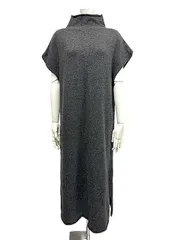 【新古品】【未使用】GALERIE VIE ギャルリーヴィー ワンピース グレー  フリーサイズ ウール レディース＿S01＿セルモアから出品＿s-0095-r01