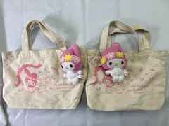 マイメロディ＆マイスウィートピアノ カフェ限定 トートバッグ 2点セット