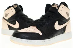 ナイキ NIKE AIR JORDAN 1 RETRO HIGH OG GS BLACK CRIMSON TINT 23.5cm 575441-081 エア ジョーダン レトロ ハイ ブラック クリムゾン ティント 【中古】●▲■241005