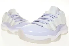 ナイキ NIKE WMNS AIR JORDAN 11 RETRO LOW PURE VIOLET WHITE 22.5cm AH7860-101 AJ11 ウィメンズ エア ジョーダン ロー ピュア バイオレット ホワイト 【中古】●▲■250417