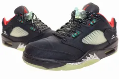 ナイキ NIKE × CLOT AIR JORDAN 5 RETRO LOW SP JADE 27cm DM4640-036 AJ5 クロット エア ジョーダン レトロ ロー ジェイド ブラック 【ブランド古着ベクトル】【中古】▲■250206
