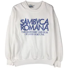 古着 Sambuca Romana サンブーカ ロマーナ アドバタイジング スウェットシャツ トレーナー メンズL相当/eaa599243