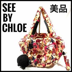 SEE BY CHLOE 2WAY ショルダーバッグ トートバッグ 総柄 - メルカリ