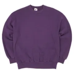 ジャージーズ JERZEES 90s 90年代 ブランクスウェット 無地 レアカラー RUSSELL ラッセル USA ヴィンテージ アメリカ 古着 メンズ スウェットシャツ トレーナー パープル / 紫 XL【中古】