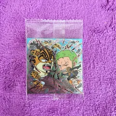 4.ゾロVSルッチ  1枚  ワンピース 自由な未来 にふぉるメーション シール ウエハース 13 log.13　最新弾