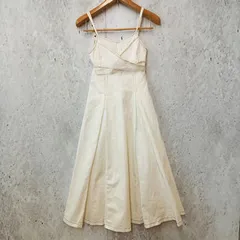 dazzlin ダズリン カシュクール ステッチ レイヤード ワンピース キャミワンピース ホワイト Fサイズ 〇□☆