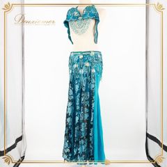 社交ダンス 衣装 トップス ブラウス ベージュ系 タカダンス TAKA DANCE