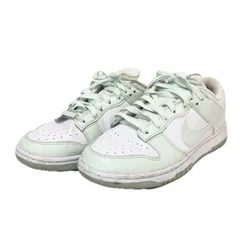 NIKE ナイキ ダンクロー ネクストネイチャー DN1431 102 スニーカー レザー ホワイト×ミント 25.5cm【中古】レディース 大きいサイズ