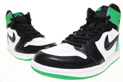 ナイキ NIKE AIR JORDAN 1 RETRO HIGH OG BLACK LUCKY GREEN WHITE 25cm DZ5485-031 AJ1 エア ジョーダン レトロ ハイ ブラック ラッキー グリーン ホワイト 【中古】▲■250723