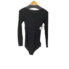 ユーズドフルギ USED古着 {{FETICO}} ROSE PATTERN LACE KNIT BODYSUIT レディース JPN:38