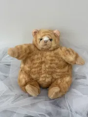 デブ猫 ぬいぐるみ チーズ猫 ぬいぐるみ ヴィンテージぬいぐるみ レトロ人形
