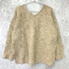 LOWRYS FARM ローリーズファーム マルチWAY メランジ プルオーバー ロングスリーブ ベージュ Fサイズ ◇〇☆