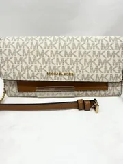 マイケルコース MICHAEL KORS 長財布 お財布ショルダー 美品（1部MKロゴ擦れありです 6枚目の画像確認お願い致します） 付属品なし M-1728