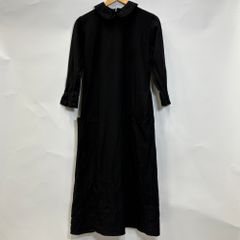 ハグオーワー リネンスクエアネック キャンディスリーブドレス ロング