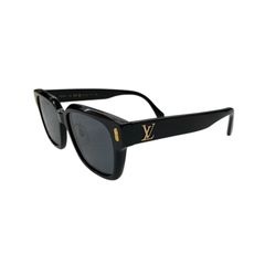 ルイ・ヴィトン LOUIS VUITTON サングラス メンズ ブランド アセテート エヴィダンス ブラック ゴールド Z0350E サイズ66□7 パイロットシェイプ おしゃれ ロゴ 大人 【中古】 ルイヴィトン Z0350E エビデンス サングラス ブラック×ゴールド - メルカリ