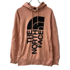 メキシコ製 THE NORTH FACE プリントスウェット パーカー レディース L ピンク系 ノースフェイス フーディー ラグラン 秋物 a712-6413