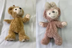 ディズニー Disney ダッフィー＆シェリーメイ ぬいぐるみポーチ（ストラップ付き） 2点セット