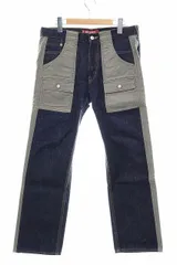 初期 AD2001 ジュンヤワタナベ マン リーバイス コラボ 再構築 デニム アイ ジュンヤ ワタナベ マン×リーバイス レッド、重厚なブラック