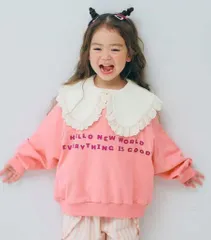 【MOONCHILD】p.premierピードットプルミエ　イロチ買いしたいスプリングロゴトレーナー　スウェット　P111016