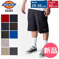 【新品】 Dickies ディッキーズ ハーフパンツ メンズ ショートパンツ 42283 無地 大きいサイズ 短パン ワークショーツ 定番 ストリート おしゃれ ひざ下 シンプル ギフト プレゼント ボトム ボ W34 [DIK-5]