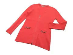 (K1216007)　NARACAMICIE　ナラカミーチェ　リブニットカーディガン　ジップアップ　セーター　ⅠⅠ