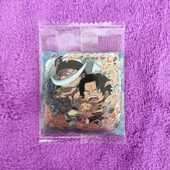 10.白ひげ＆エース  1枚  ワンピース 自由な未来 にふぉるメーション シール ウエハース 13 log.13　最新弾