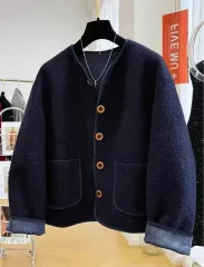 柔らかい シープスキン アウター 55 66 (新品)