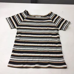 送料無料★niko and… ニコアンド★半袖シャツ サマーニット ボーダートップス★レディース3 Lサイズ#30926sNj81