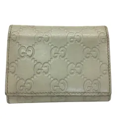 GUCCI【グッチ】カードケース 120965 グッチ シマレザー ベージュ系