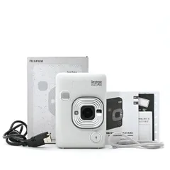 美品＞ FUJIFILM チェキ instax mini LiPlay ストーンホワイト｜スマホ