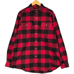 古着 フィールドアンドストリーム FIELD&STREAM バッファローチェック 長袖 フランネルチェックシャツ メンズXL相当/eaa599478