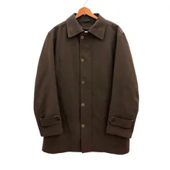 ZM1672 D'URBAN ダーバン ステンカラーコート 着脱可能中綿キルティング付 ダークブラウン LL 比翼ファスナー