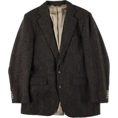 古着 Corbin ヘリンボーン テーラードジャケット USA製 メンズM相当/eaa603296