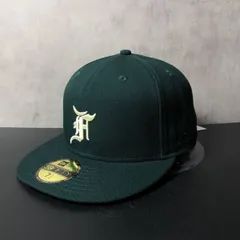 GQ4326◇FOG ESSENTIALS / NEWERA ：Classic Collection 59FIFTY コラボロゴ キャップ◇59.6cm◇グリーン系 エッセンシャルズ
