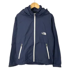 ザノースフェイス THE NORTH FACE マウンテンパーカー ナイロンジャケット 上着 フーディ ジップアップ 150cm ネイビー NPJ71743 ■GY14 キッズ