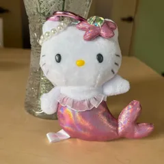 ハローキティ ファンタジーマスコットキーホルダー マーメイド ダークピンク