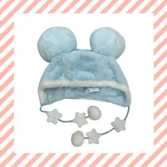 ディズニー ファンキャップ【ブルー】ミッキー ふわふわ 東京ディズニーリゾート TDR