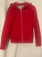 ナイキ 赤色 フード ジップアップ スリムフィット
