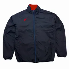 アシックス ナイロンジャケット メンズ XO ブラック ウィンドブレーカー アウター ジャンパー スポーツウェア