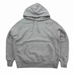 チャンピオン パーカー メンズ XL グレー スウェット トレーナー 大きめ ゆったり 厚手 灰色