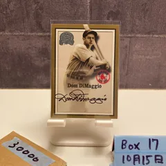 2000 Fleer SkyBox Dom DiMaggio 直筆サインカード Boston Red Sox カード