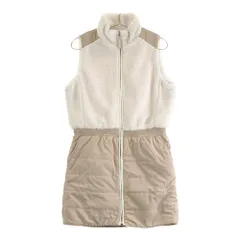 サイズ：42 VIVA HEART ビバハート  ボア切替 中綿ジップワンピース  ベージュ系 [240101588400] ゴルフウェア レディース ストスト