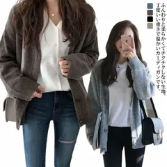 ニットカーディガン レディース 長袖 秋冬 ゆったり 秋服 トップス ショート丈 カーディガン 厚手 ドルマンスリーブ 大きいサイズ オフィス アウター スクール シンプル 可愛い おしゃれ 暖かい#wxn11372