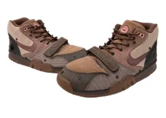 ナイキ NIKE 21年製 × CACTUS JACK カクタスジャック AIR TRAINER 1 エア トレーナー TRAVIS SCOTT シューズ 茶 DR7515-200 メンズ靴 スニーカー ブラウン 30cm 104S-1082