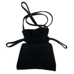 CFCL STRAIT DRAWSTRING MINI BAG ブラック
