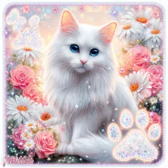 パネル生地　新柄　可愛い猫8柄Y